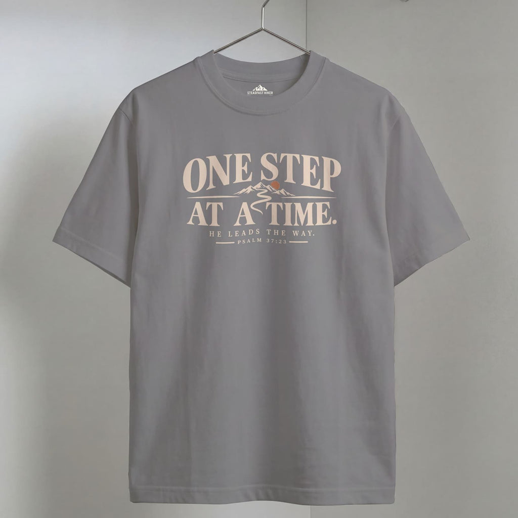 One Step at a Time - Psalm 37:23 T-Shirt