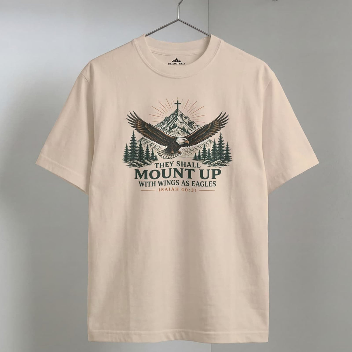 They Shall Mount Up - Isaiah 40:31 T-Shirt