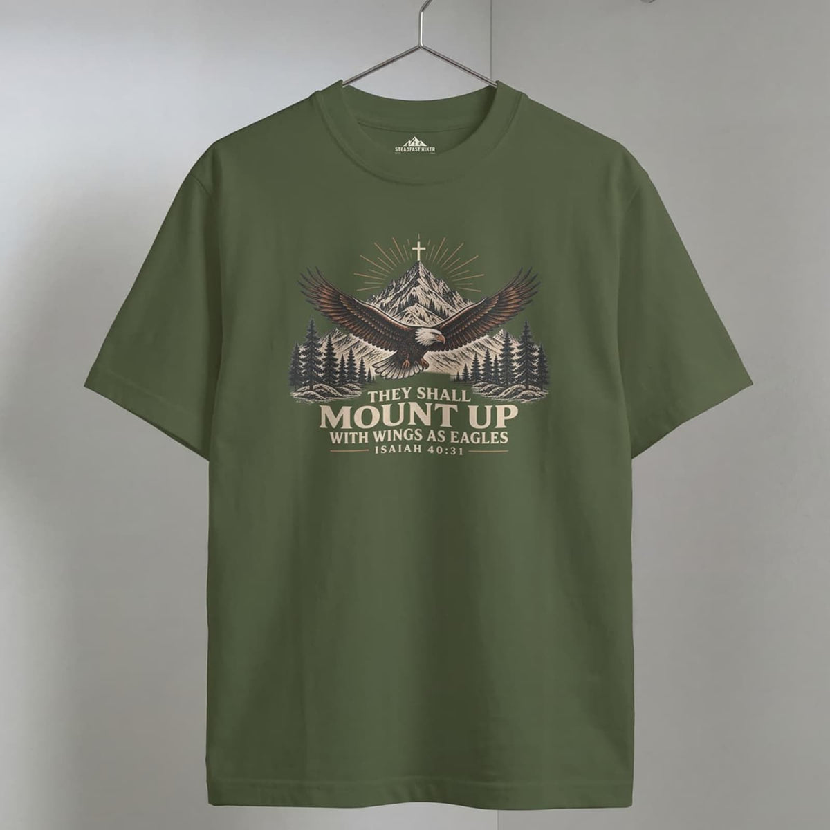 They Shall Mount Up - Isaiah 40:31 T-Shirt