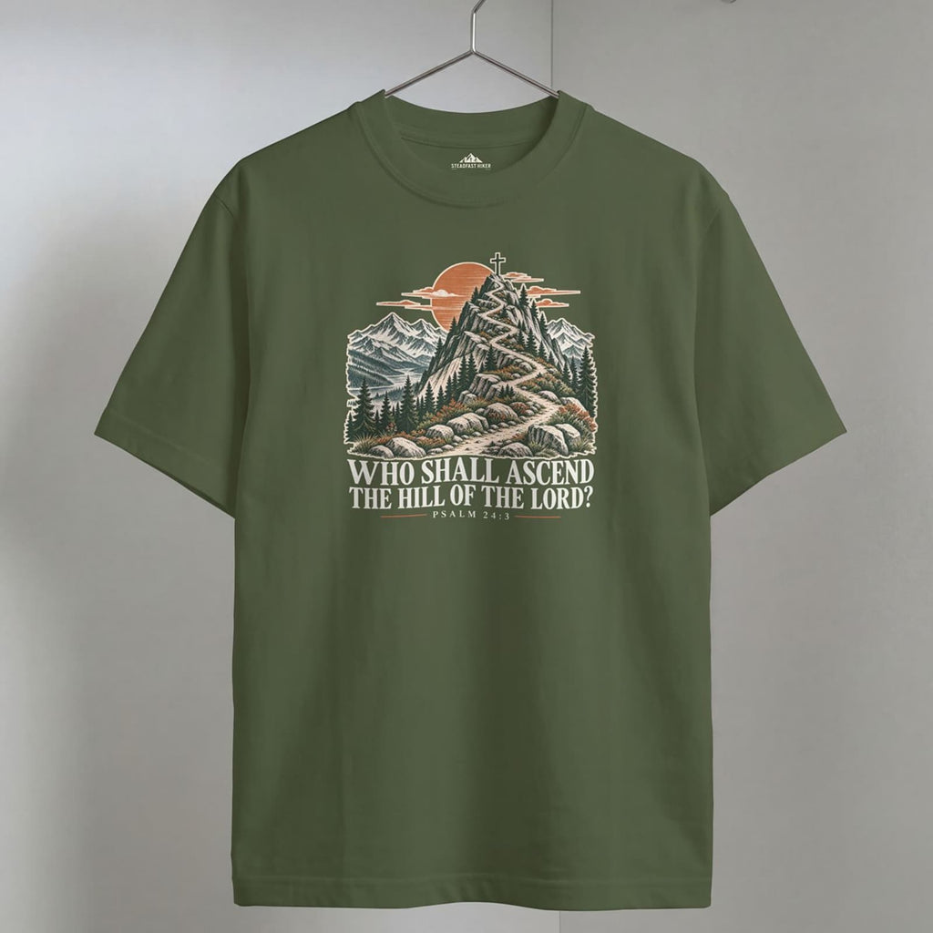 Who Shall Ascend - Psalm 24:3 T-Shirt